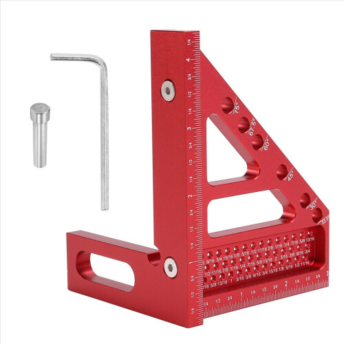 Measurement Tool Woodworking Square Protractor Alu 2