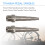 2Pcs Bicycle Titanium Pedal Spindles Fit for Zero 6