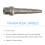 2Pcs Bicycle Titanium Pedal Spindles Fit for Zero 3