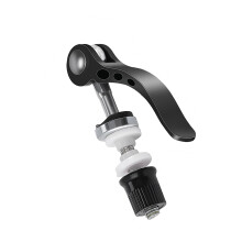 Black Bicycle quick release seat post clamp binder