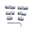 7mm 8mm Chrome Spark Plug Wire Separators Looms Di 1