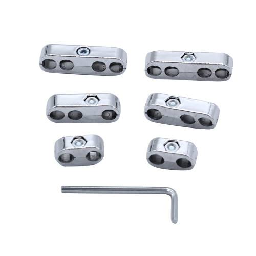 7mm 8mm Chrome Spark Plug Wire Separators Looms Di