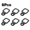 Car D-Ring Tie Down Screws Pull Buckle Anchor Ring 10