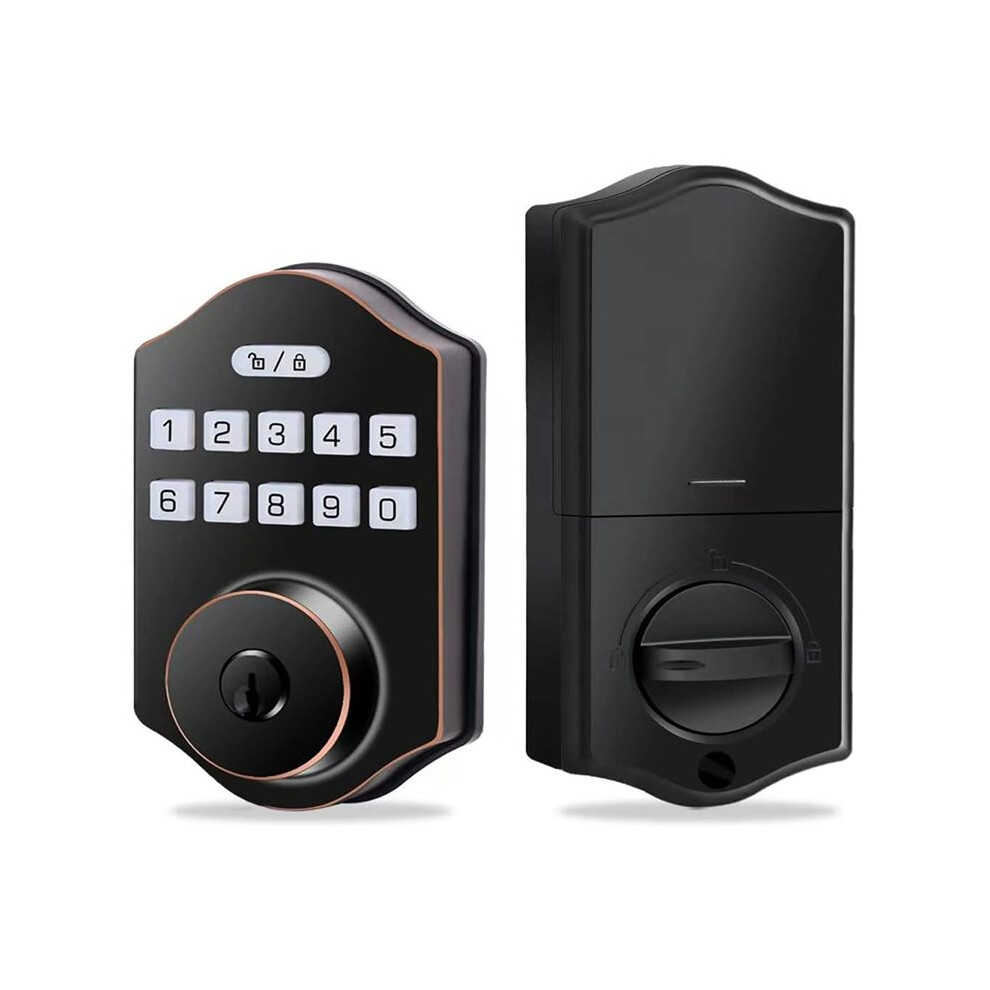 Keyless Entry Door Lock, Electronic Deadbolt With 4851175633335