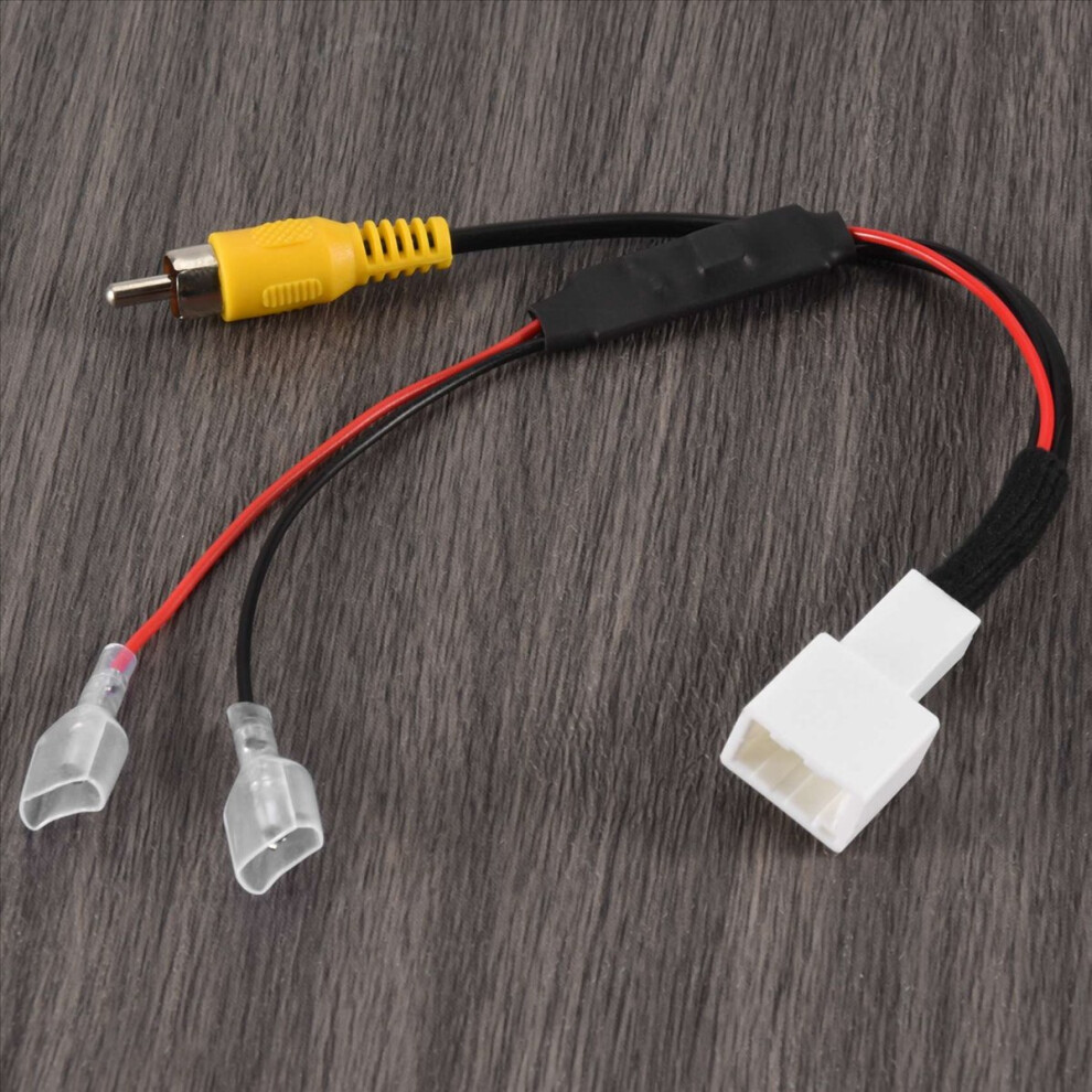 4 Pin Car Reverse Camera Retention Wiring Harness Black 4853800960137
