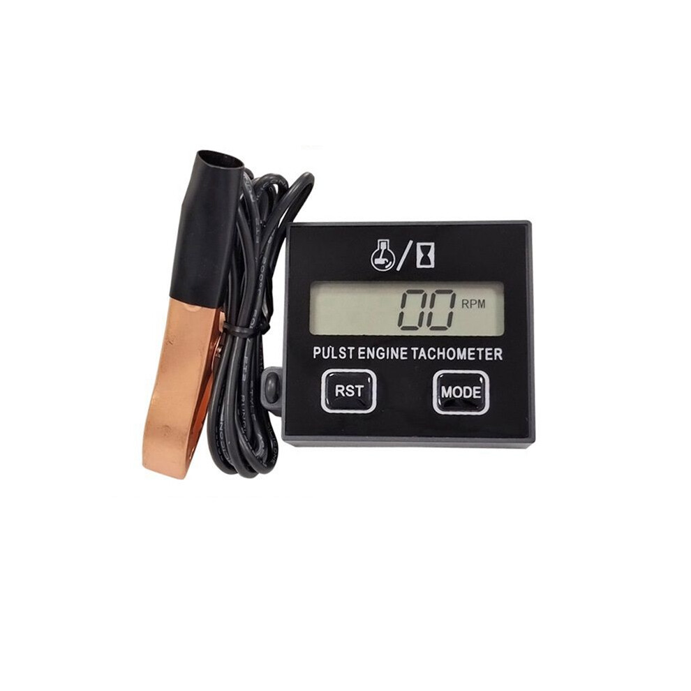 Digital Gasoline Engine Tachometer Resettable Indu 4851175631980