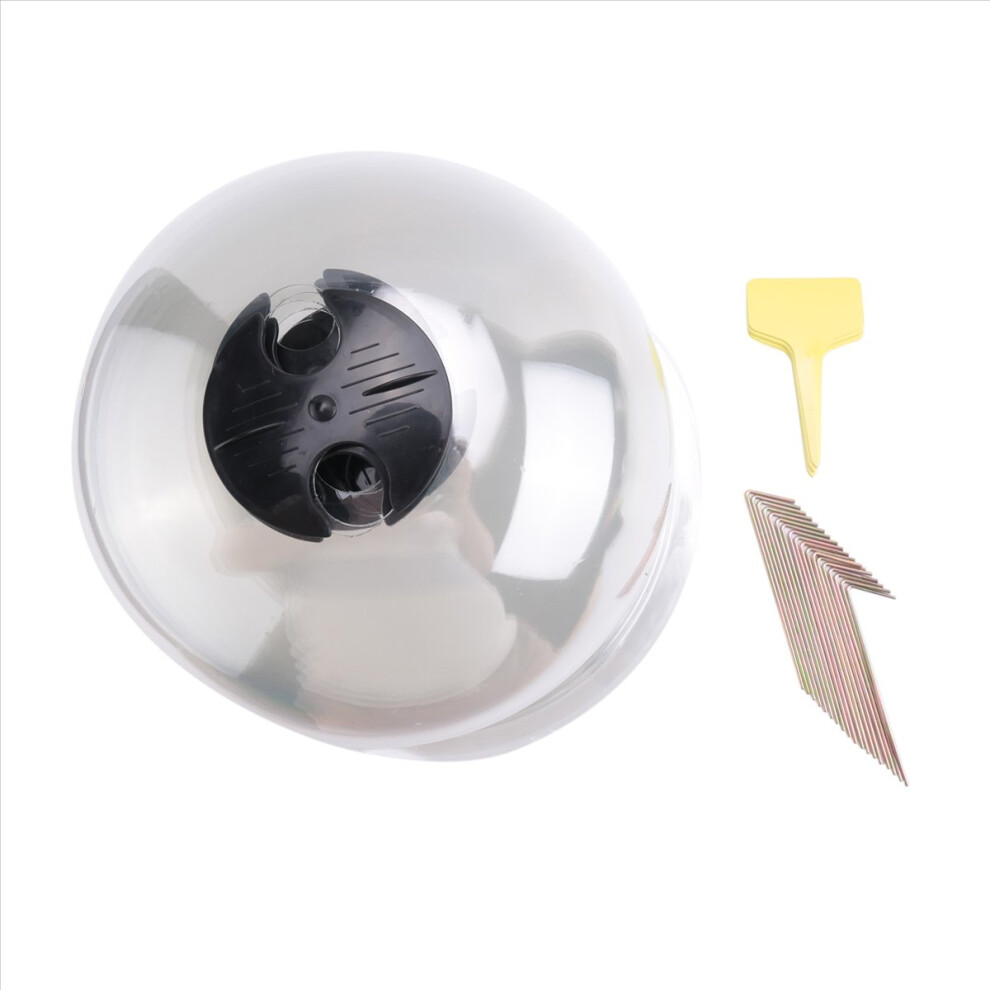 Jojomino Garden Plant Cloche, 6 Pieces Plastic Bell, Propag
