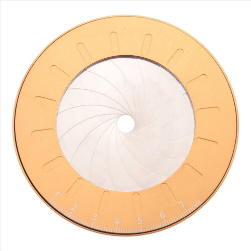 Adjustable Round Drawing Ruler 10mm to 77mm Rotata