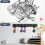 Wall Spectacle Frame Sunglasses Display Stand Mult 6