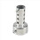 Silver Motorcycle Exhaust Can Muffler Insert Baffl 4