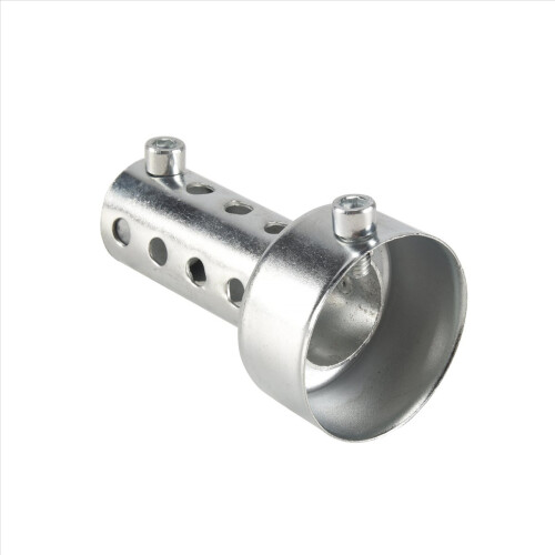 Silver Motorcycle Exhaust Can Muffler Insert Baffl 2