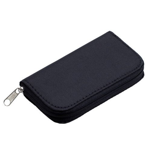 22 Black Memory Card Carrying Case