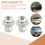 5Pcs Wheel Lug Bolt Stud Nut C2C35294010 for S-Typ 9