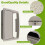 Car Overhead Console Assembly Eyeglass Box BBM7-69 9