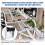 8 inch Keel Roller Assembly Kit with Shaft & Brack 7