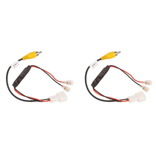 2Pcs 4 Pin Car Reverse Camera Retention Wiring Har