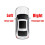 1Pair for 2014-2019 Car Front Windshield Wrap Corn 4