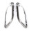 Rear Exhaust Pipe Trim Bezel Tailpipe Cover for W 6