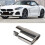Car Stainless Steel Bright Silver Straight Exhaust 6