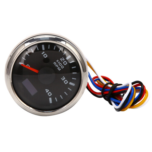 52mm Pointer Tachometer 0-4000 RPM Outboard Speedo