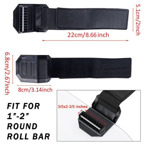 UTV Windshield Adjustable Mounting Clamp Kit for R 2