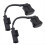 1 Pair New Windshield Heated Washer Sprayer Nozzle 2
