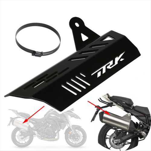 Motorcycle Exhaust Pipe Heat Shield Cover Muffler 2