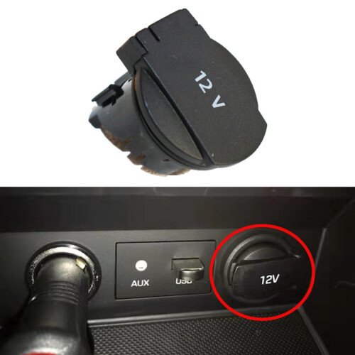 Car Interior Central Armrest Box Back Cover 12V Li 2