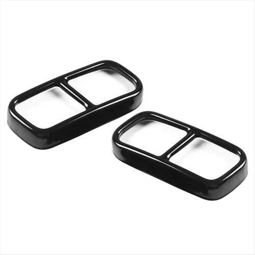 Black Car Tail Muffler Exhaust Pipe Output Cover D