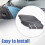 Car Hood Vent Grate Trim Front Windshield Wrap Cor 8