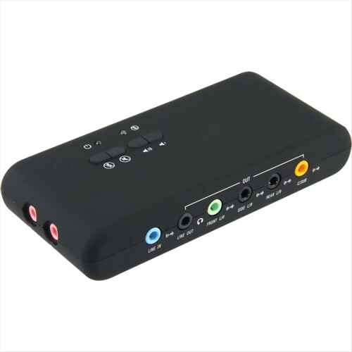 USB Audio Adapter 7.1 Sound Card 8 Channel Output 1