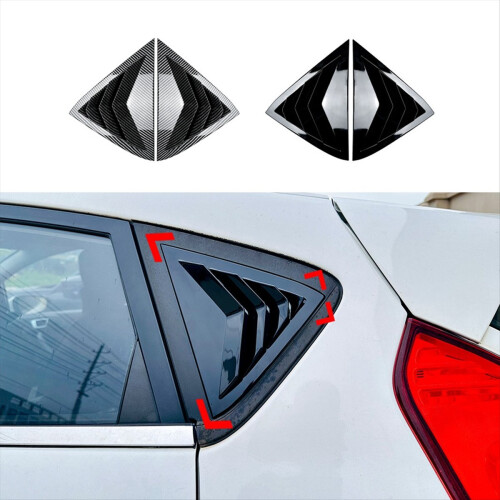 Car Rear Window Louvers Shutters Blinds Cover Trim 2