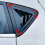 Car Rear Window Louvers Shutters Blinds Cover Trim 6