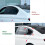 Car Rear Triangular Window Louvers Shutters Blinds 5