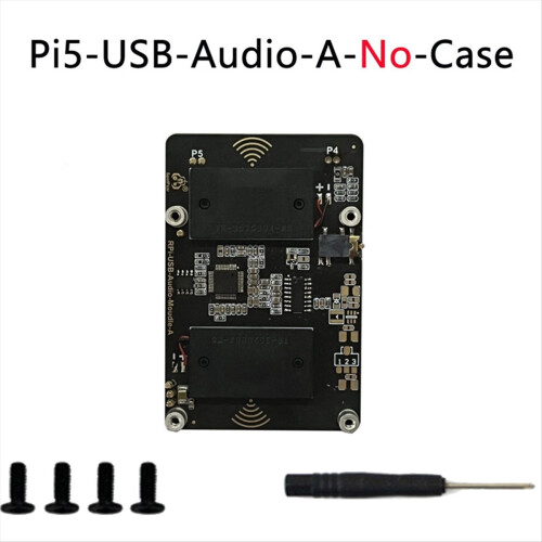 USB Audio Sound Card Module HAT for 5 with Earphon 2