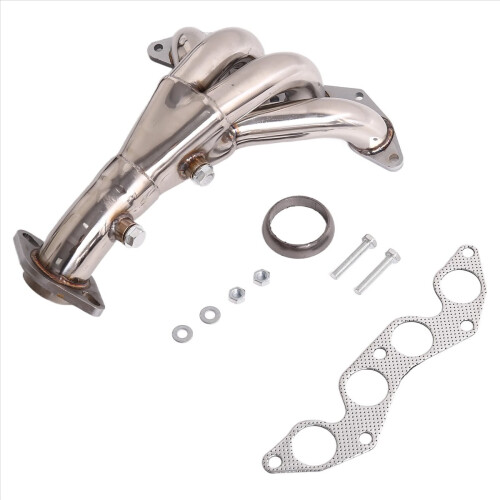 Stainless Race Manifold Header Exhaust with Gasket 2