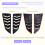 Rear Louver Window Side Shutter Decoration Cover S 6