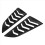 Rear Louver Window Side Shutter Decoration Cover S 11