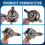6A1-11400-00 Crankshaft Assy for 2HP 2-Stroke Outb 10