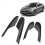4X Carbon Fiber Interior Door Armrest Panel Trim C 5