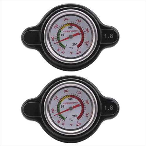 High Pressure Radiator Cap with Temperature Gauge, 1