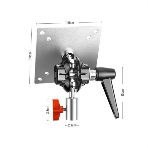 Monitor Mount Adapter with Mount, Perforated Comp 2