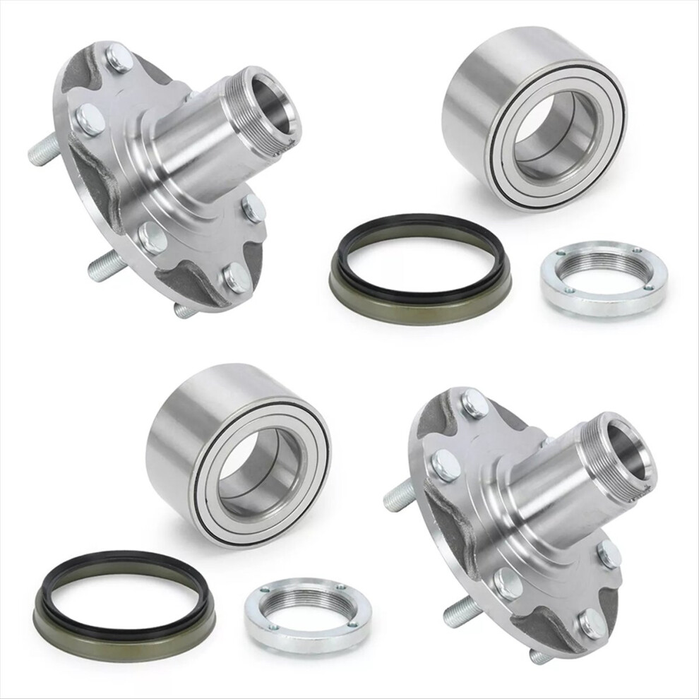 4Pcs Front Wheel Bearing Hub Set Kit Assembly For 4853784015069