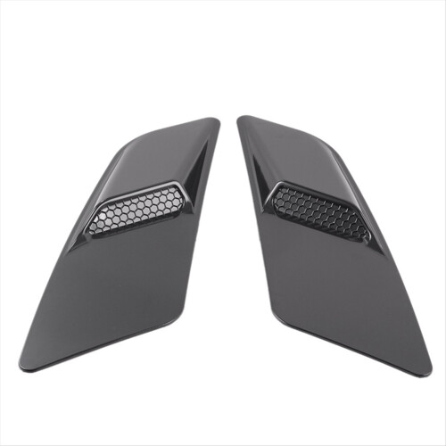 1Pair Car Front Hood Vent Intake Trim Scoop Guards 1
