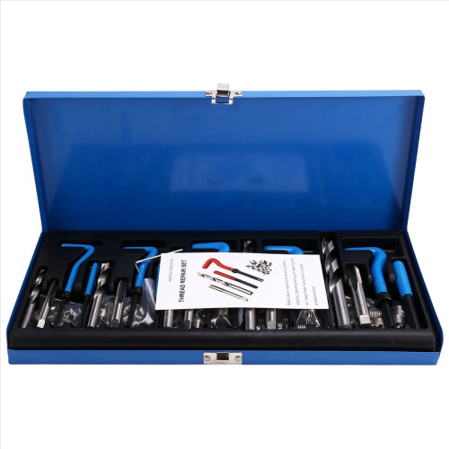 131PC SAE Thread Repair Kit HSS Drill Standard, 1/