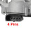 LR072416 Car Wiper Motor (Front) for 2 Windshield 6