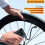 Electric Bicycle Tire Pump, Portable Mini Pump for 4