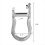 2Pcs Chrome Tow Hooks Trailer Hook Kit for 1500 20 4