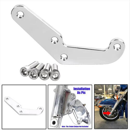 4-Piston Front Brake Caliper Bracket Adapter for 8 2