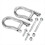 2Pcs Chrome Tow Hooks Trailer Hook Kit for 1500 20 9